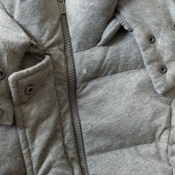 BCBG Grey Melange Hooded Puffer Vest - Picture 3 of 11
